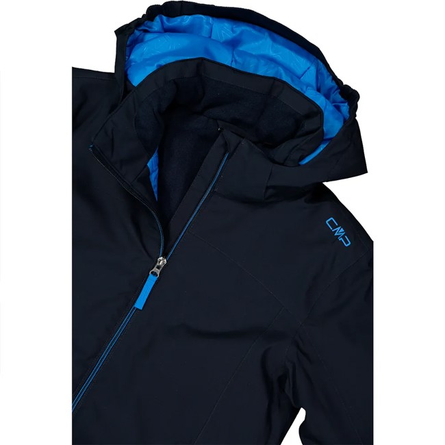 Cmp Jacket Kid Jacket Snaps Hood Bblueroy