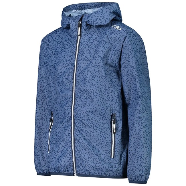 Jacka cmp KID JKT RAIN HOOD Blue