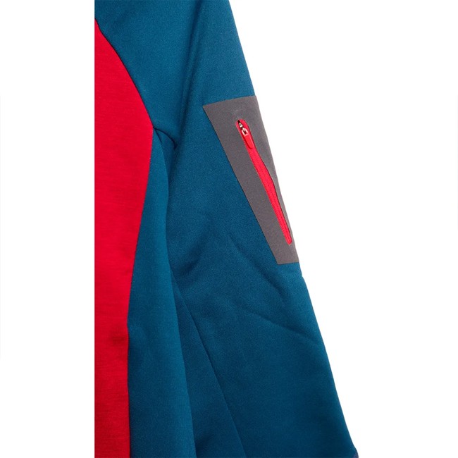 Camisola Com Capuz Trangoworld Monch Rojo/azul