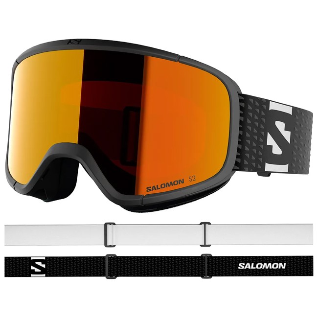 Salomon Mask Aksium 2.0 Lbf Black/mid Red