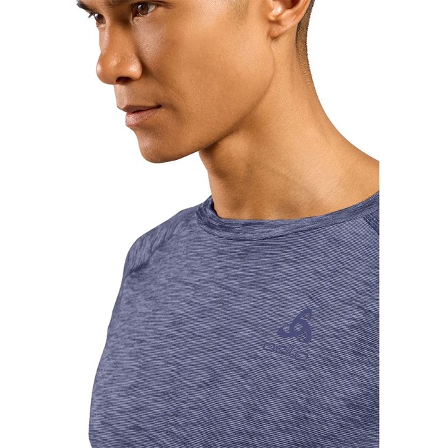 Tričko Odlo Crew Ls X-alp Pw 115 Skipper Blu