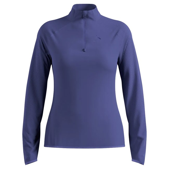 Odlo Sweatshirt Mid Layer 1/2 Zip Zw Warm Skipper Blue