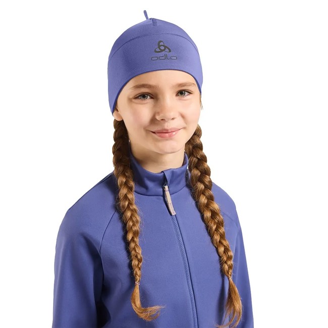 Hattu Odlo Polyknit Warm Kids Skipper Blue