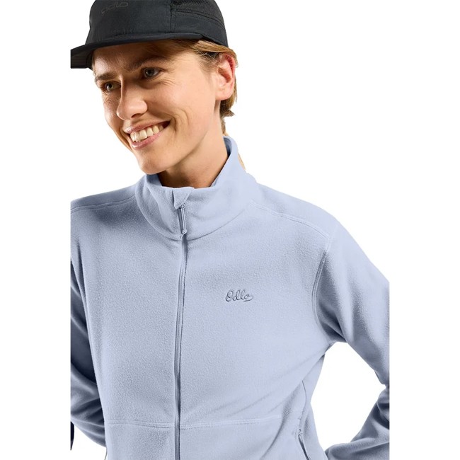 Odlo Polar Fleece Mid Layer Fz Classic Blue Heron