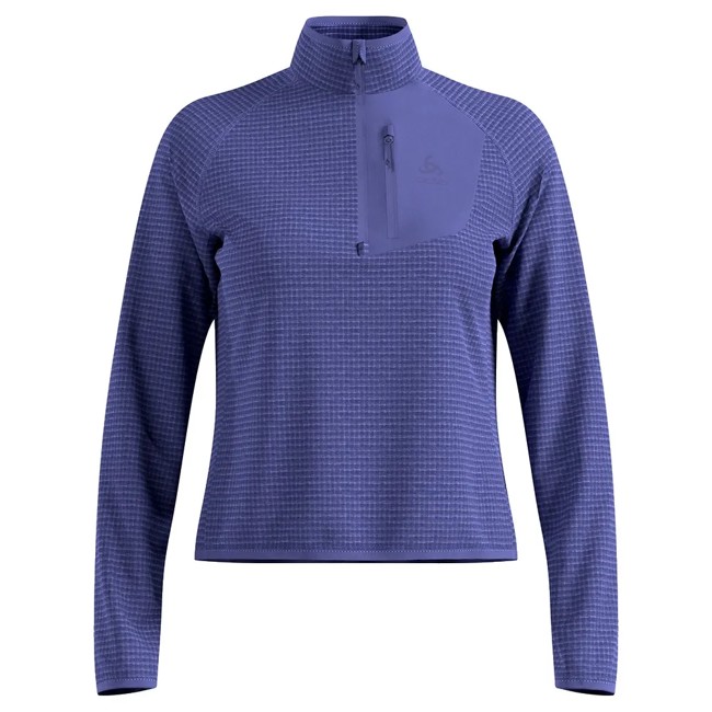 Odlo Sweatshirt Mid Layer 1/2 Zip Ascent Skipper Blue