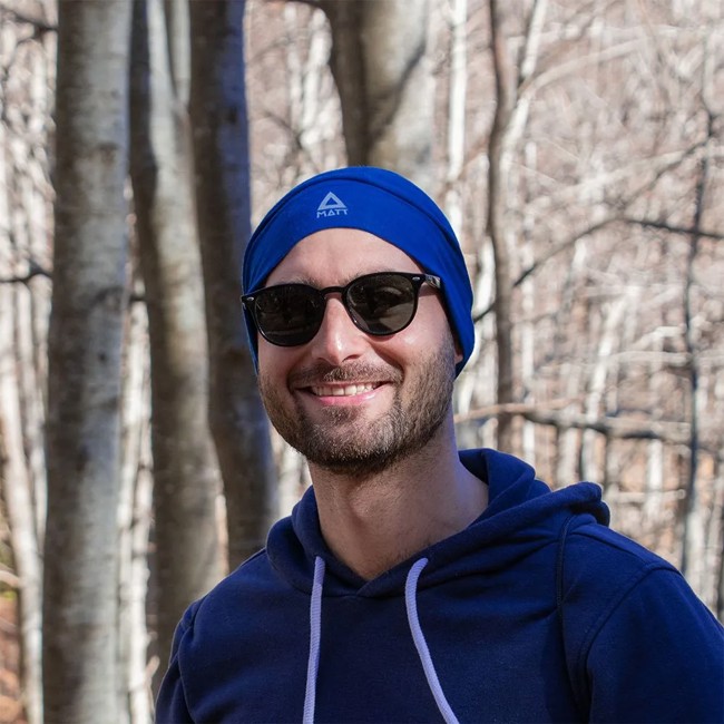 Kapak matt LIGHT MERINO WOOL BEANIE NAVY