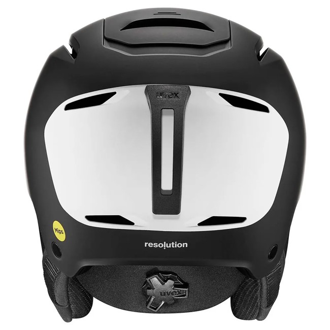 Capacete Uvex Resolution Mips Black-white Matt