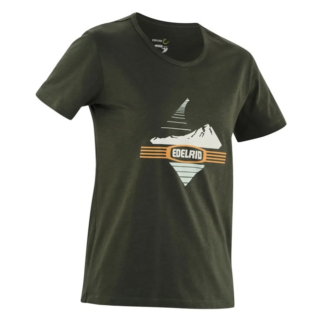 Maglietta edelrid HIGHBALL T-SHIRT V Oil