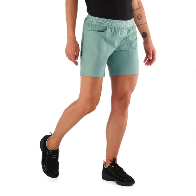Byxor edelrid NONA SHORTS Mineral Blue