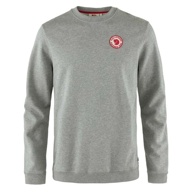 Sweatshirt fjällräven 1960 LOGO BADGE SWEATER M Grey-Melange