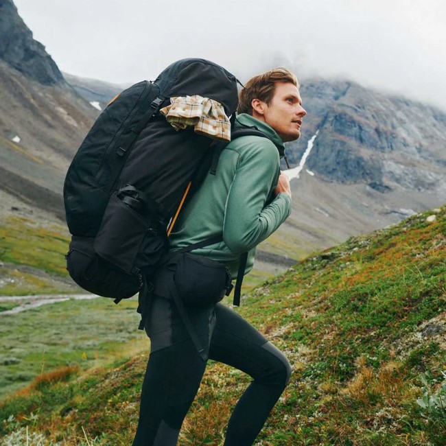 Mreža fjällräven TREKKING TIGHTS PRO M Black-Iron