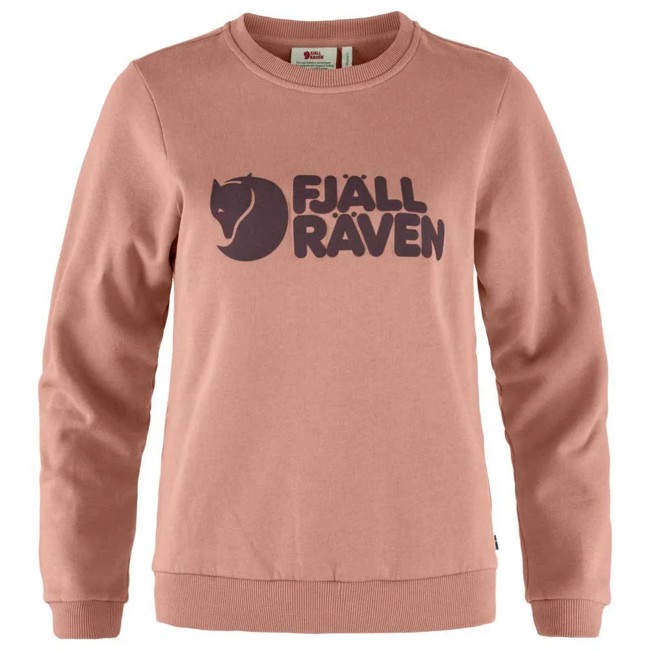 Mikina fjällräven LOGO SWEATER W Dusty Rose-Por