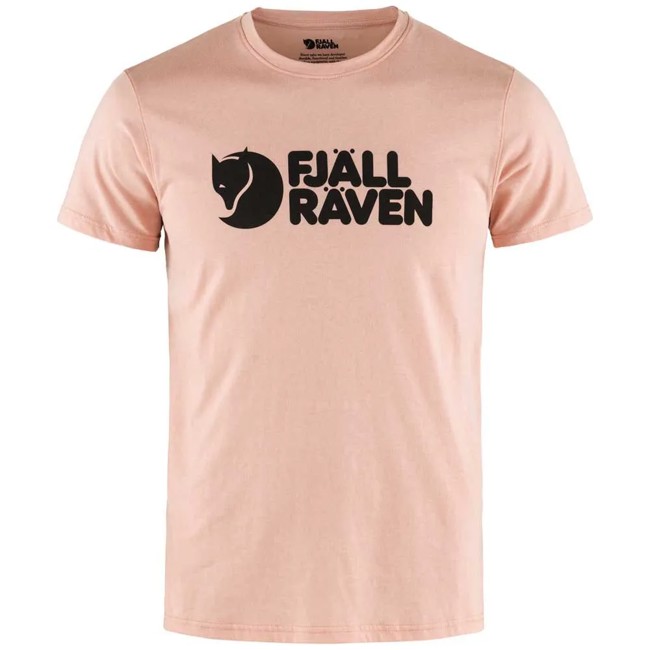 Marškinėliai fjällräven LOGO T-SHIRT M Chalk Rose