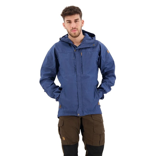 Jacka fjällräven SKOGSÖ JACKET M Indigo Blue