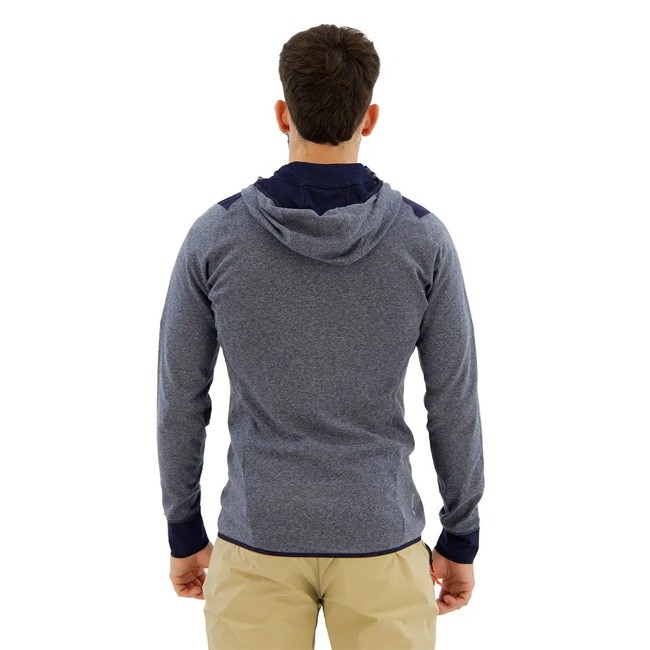 Camisola com capuz salewa PUEZ 2 DRY M L/S HOOD FZ