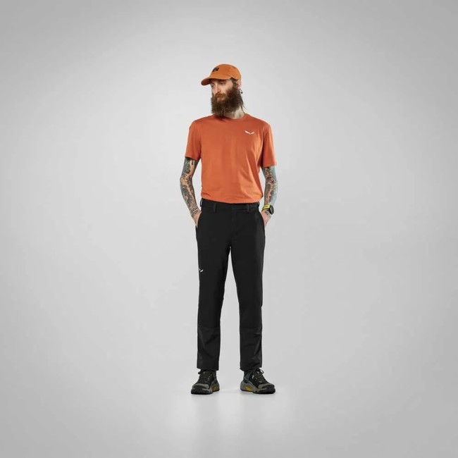 Calças Salewa Puez Dolomia 2 Pants Black Out