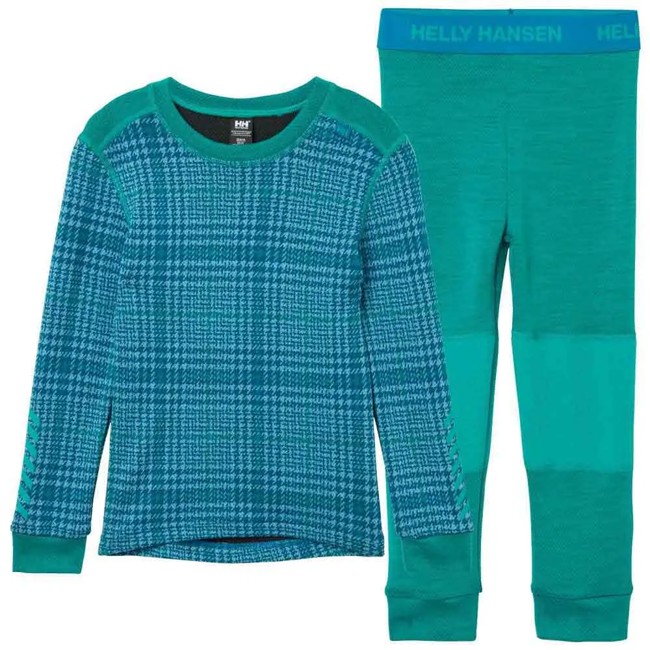 Opakowanie Helly Hansen K Graphic Lifa Merino Set Green