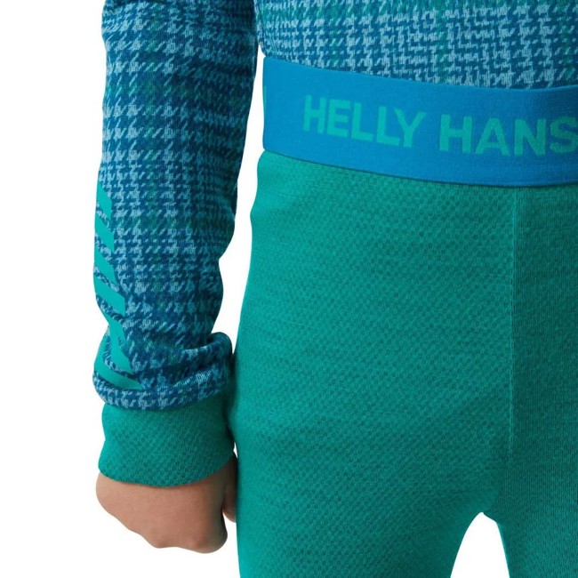 Opakowanie Helly Hansen K Graphic Lifa Merino Set Green