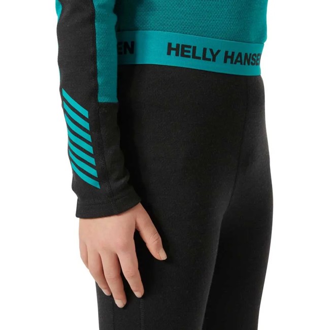 Pakket Helly Hansen Jr Lifa Merino Midweight Set Green