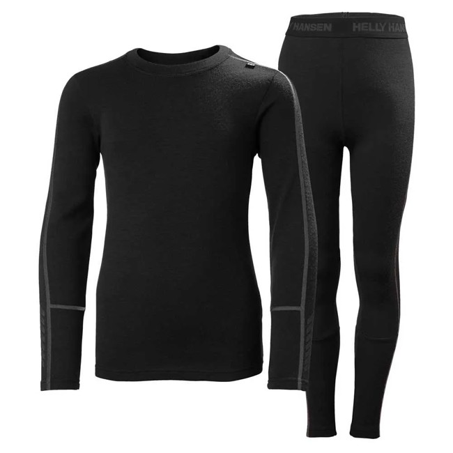 Pakket Helly Hansen Jr Lifa Merino Midweight Set Black