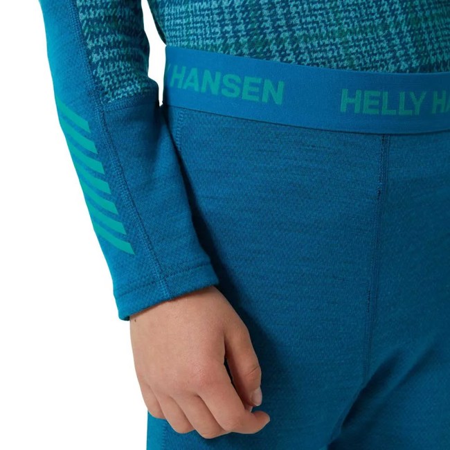 Opakowanie Helly Hansen Jr Graphic Lifa Merino Set Cerulean Blue