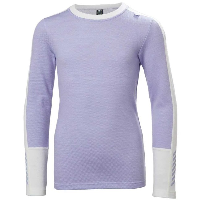 Eendelig Pak Helly Hansen Jr Lifa Merino Midweight Set Bright Lave