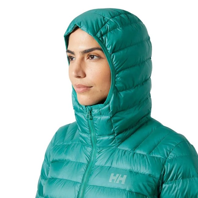 Chaqueta Helly Hansen W Verglas Down Hybrid Hood 2.0 Green