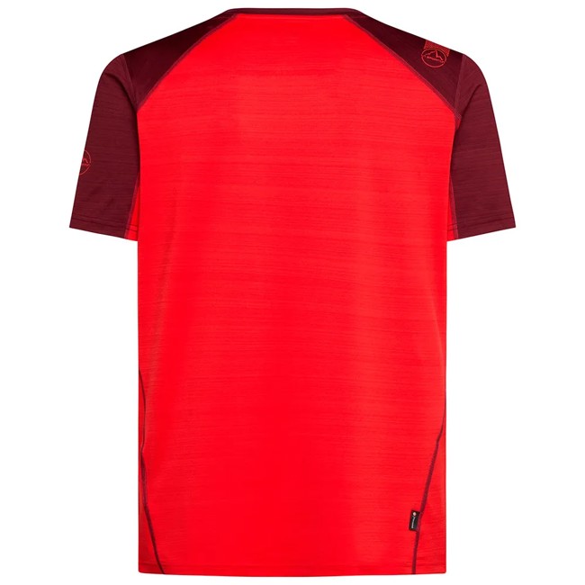 Tričko La Sportiva Sunfire T-shirt M Mountain Red/redwood