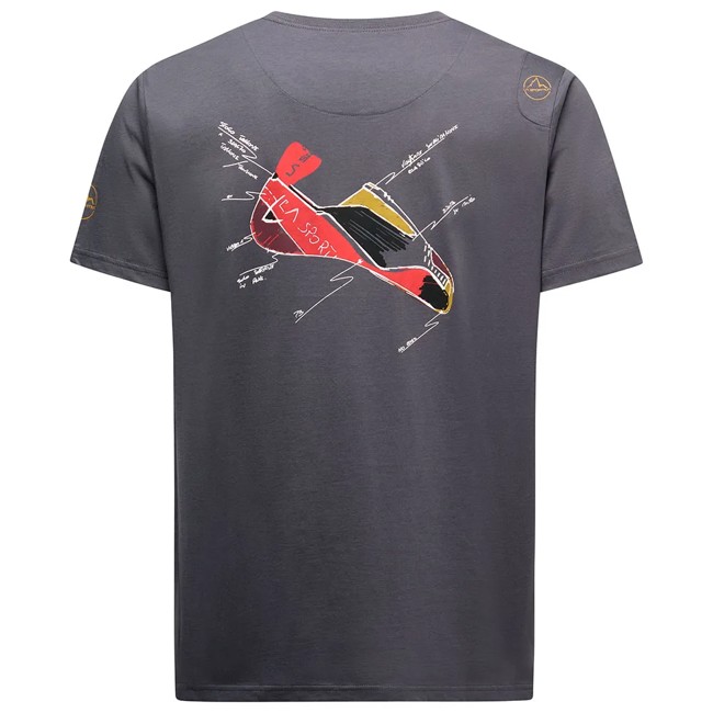 La Sportiva T-shirt Mantra Onyx/savan Barrabes