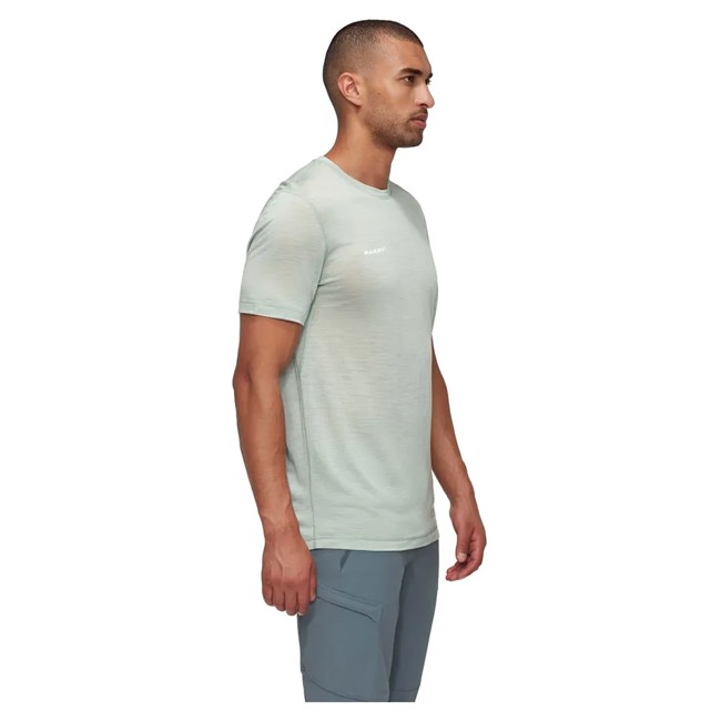 T-paita mammut TREE WOOL FL M Silver Sage Melange