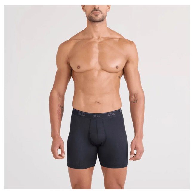 Boxer Saxx Quick-dry Mesh Boxer Brief Fly Bla