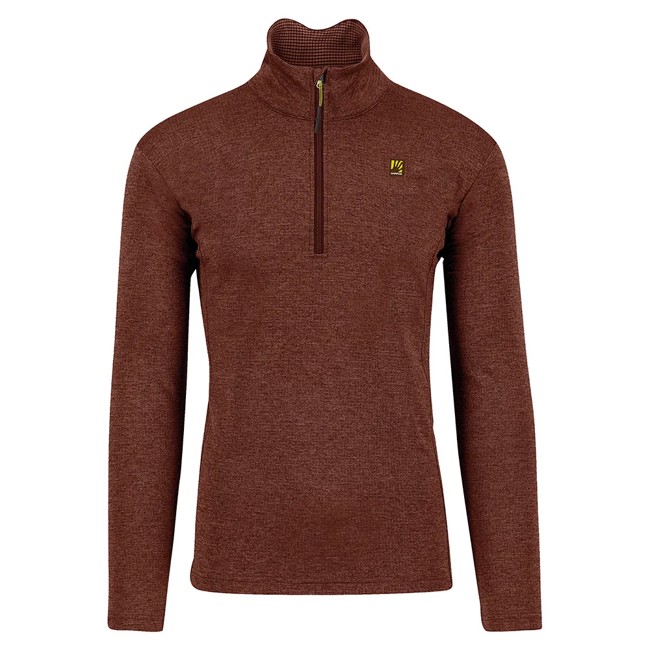 Fleece Karpos Pizzocco Half Zip Mahogany