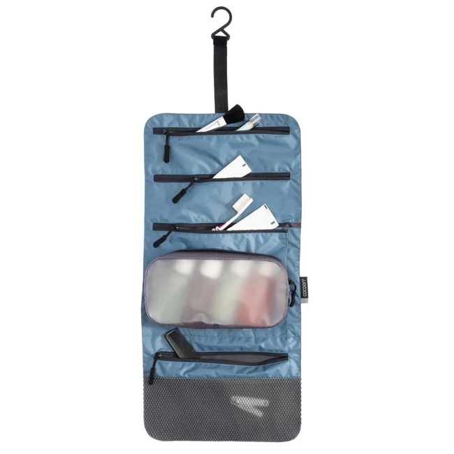 Waschbeutel cocoon HANG TOILETRY KIT MINIMALIST PBlk/Ablue