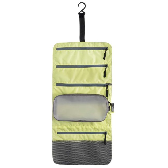 Toaletna torbica cocoon HANG TOILETRY KIT MINIMALIST  SGrey/Lime