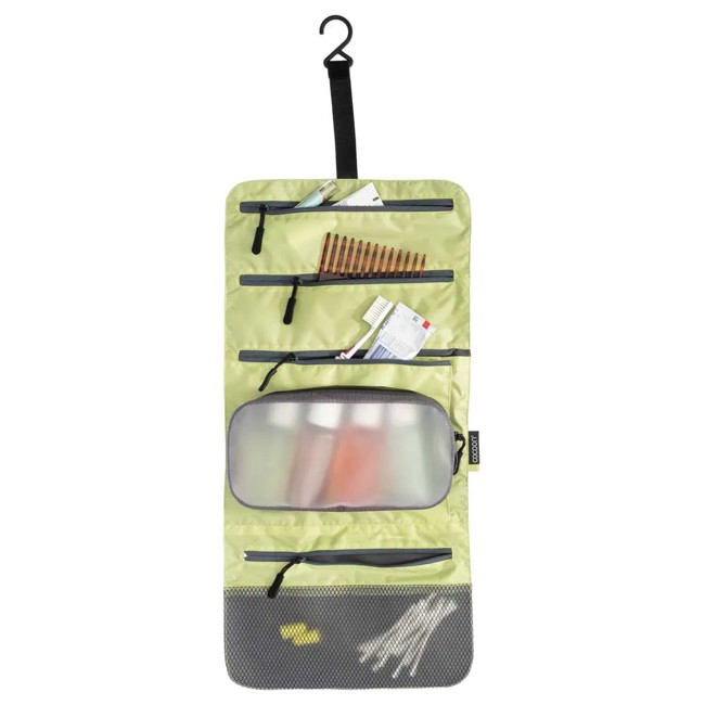 Toaletna torbica cocoon HANG TOILETRY KIT MINIMALIST  SGrey/Lime