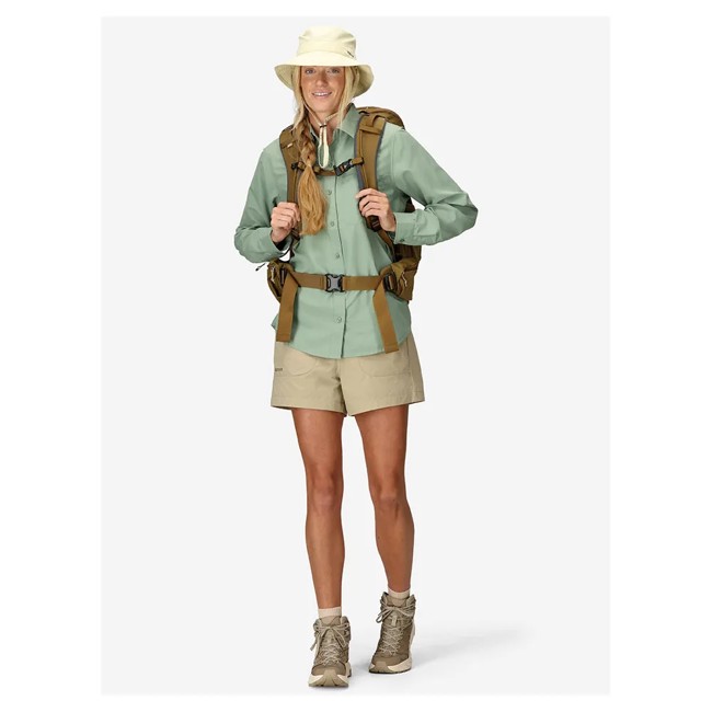 Tričko marmot AIREXCHANGE SOLARSHIELD LS SHIRT Agate