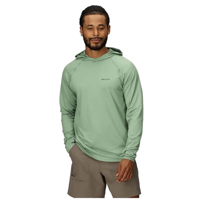 Camisola com capuz marmot WINDRIDGE HOODY Agate Green