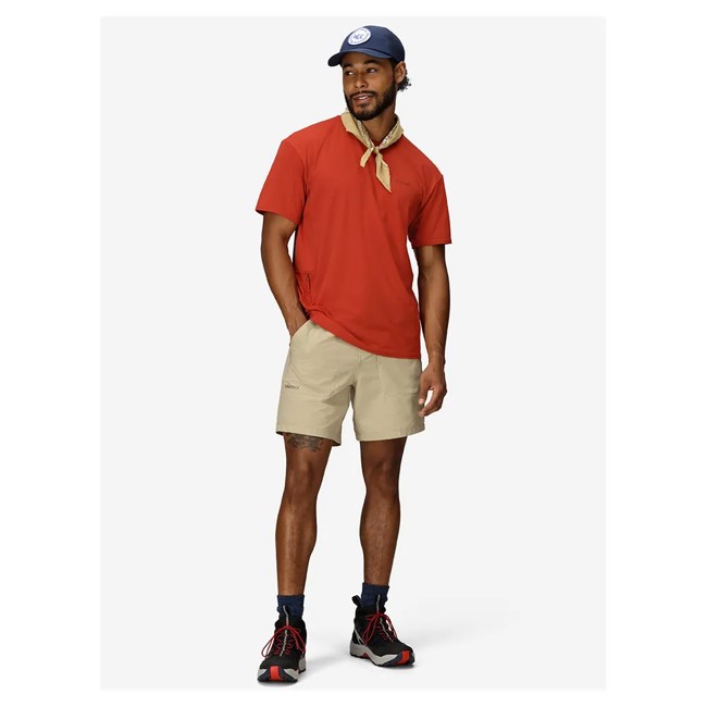 Camiseta marmot AIREXCHANGE SOLARSHIELD CREW SS Sumac