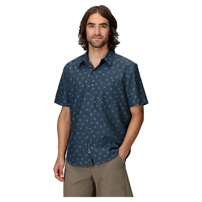 Póló marmot EXCHANGE SOLARSH NOVEL SS SHIRT Thund