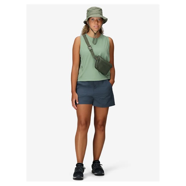 Tričko marmot AIREXCHANGE SOLARSH HI NECK TANK Agate