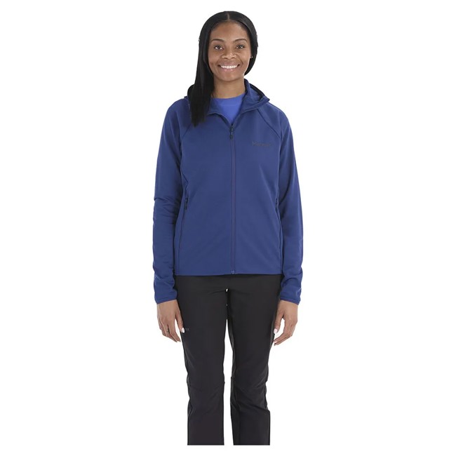 Polar fleece marmot LECONTE FLEECE HOODY Twilight Blue