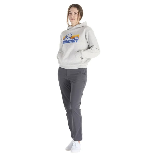 Mikina marmot W COASTAL HOODY Light Grey Heather