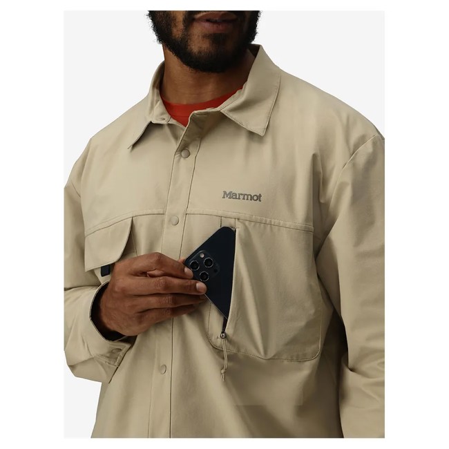 Hemd marmot AIREXCHANGE SOLARSHIELD OVERSHIRT Chinch