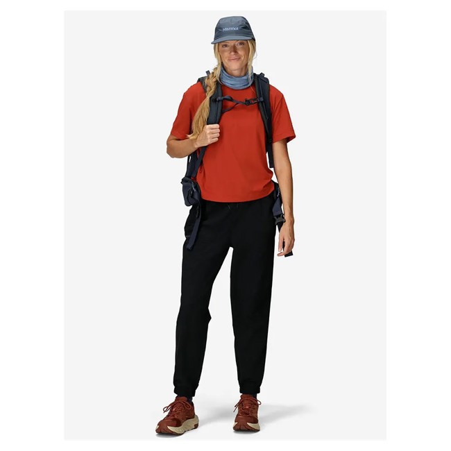 Tričko marmot AIREXCHANGE SOLARSHIELD CREW SS Sumac