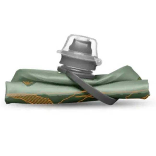 Bidon Hydrapak Stow 500ml Verde Montañas