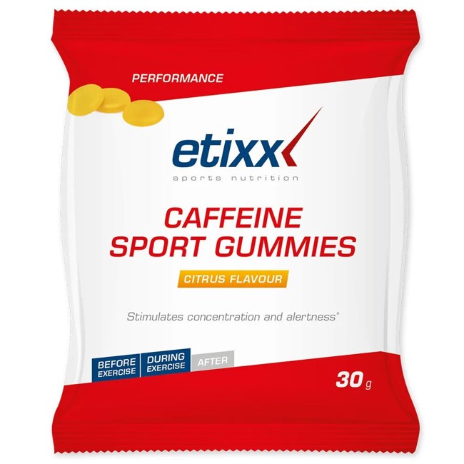 Energetický gél etixx GUMMIES + CAFFEINE 12 uds CITRUS