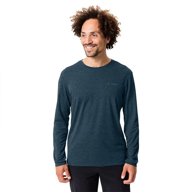 T-shirt Vaude Essential Ls T-shirt Dark Sea Uni