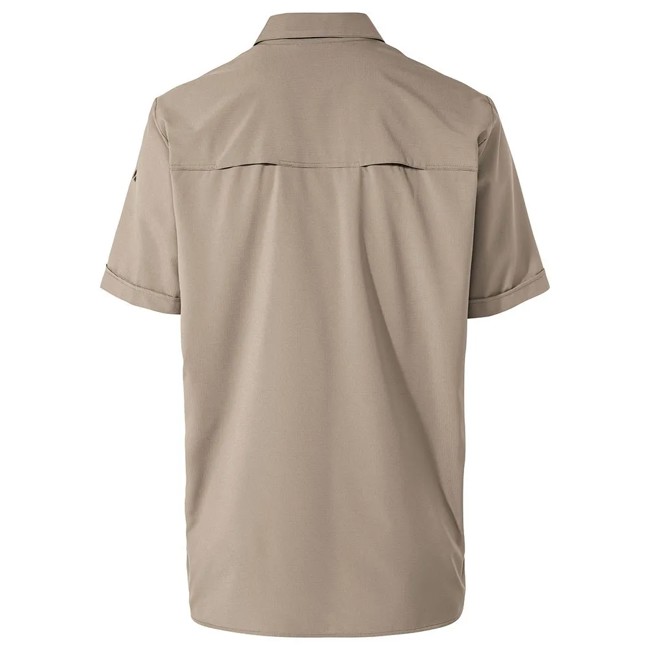 Majica s kratkimi rokavi vaude ROSEMOOR SHIRT II Linen Uni