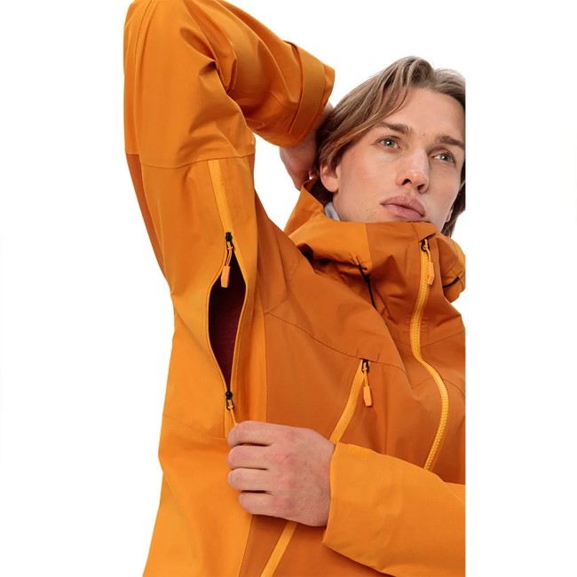 Chaqueta vaude CROZ ALPINE 3L JKT Kurkuma