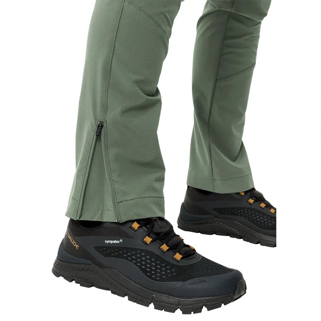 Hlače vaude ELOPE PANTS Agave